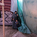 Les Palestiniens luttent contre le froid à Rafah