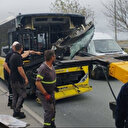 İETT otobüsleri kafa kafaya çarpıştı: İki yolcu yaralı