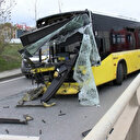 Sultangazi'de iki İETT otobüsü çarpıştı: 1'i çocuk 2 kişi yaralandı