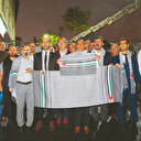 Bildiriyi ABD konsolosluğu önünde okudular