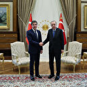 Cumhurbaşkanı Erdoğan Neçirvan Barzani'yi kabul etti