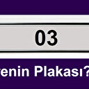 03 Plaka neresidir? 03 plaka kodu hangi ilin, nerenindir?