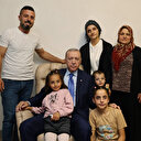 Cumhurbaşkanı Erdoğan yeni yuvasına kavuşan aileyi evinde ziyaret etti: Kapıda görünce şok oldum