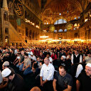 İmam Hatipli öğrenciler Gazze için sabah namazında Ayasofya'da buluştu