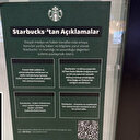 Starbucks’ın ‘boykot’ çırpınışı: Kendini aklamak için dükkanlara afiş astı