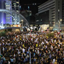 Tel Aviv'de halk ateşkes için sokaklara döküldü