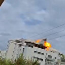 Hizbullah işgalci İsrail'e roket yağdırdı: Nahariya ve Tel Aviv'de yangın çıktı