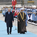 Cumhurbaşkanı Erdoğan Umman Sultanı Heysem bin Tarık’ı resmi törenle karşıladı