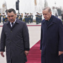Cumhurbaşkanı Erdoğan Kırgızistan'da: Resmi törenle karşılandı! TDT Devlet Başkanları Konseyi Zirvesi'ne katılacak