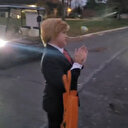 Trump taklidi yapan çocuk sosyal medyada fenomen oldu