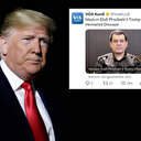 Teröristbaşı Kobani Trump'ı tebrik etmek için reklam verdi