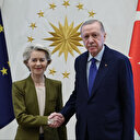 Cumhurbaşkanı Erdoğan AB Komisyonu Başkanı von der Leyen'i kabul etti