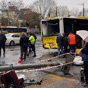 Fatih'te iki İETT otobüsü çarpıştı