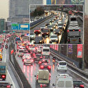 İstanbul'da trafik yine kilit: Yoğunluk yüzde 74'e ulaştı