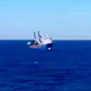 Askeri kargo taşıyan Rus gemisi battı