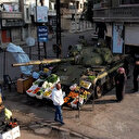 Esed’in tankı manav tezgahı oldu