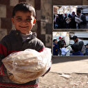 İHH Halep halkına ekmek dağıttı