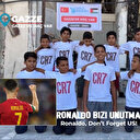 Gazzeli Çocuklar Cristiano Ronoldo’ya seslendi: Yedi Başak bu sese kulak verip Gazze’de maç düzenledi