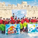 Gazze'de bombardıman altında eğitim