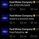 Le compte X de Ford piraté avec des pro-palestiniens