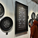 Kur'an ayetleri sergide Tecelli etti