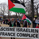 France : rassemblement de solidarité avec Gaza devant le Quai d'Orsay