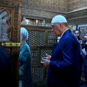 Cumhurbaşkanı Erdoğan, İmam Şafi Türbesi'ni ziyaret etti