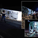 Yozgat'ta yolcu otobüsünün devrildi: Dördü ağır 19 yaralı