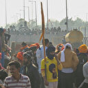 On est là pour longtemps: en Inde, des agriculteurs s'installent pour manifester