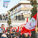 CHP mitinginde DEM bayrağı