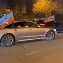 Azerbaycan'da zafer İlham Aliyev'in: Aliyev'in zaferini halk konvoylarla kutluyor