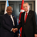 Cumhurbaşkanı Erdoğan'dan Antalya'da peş peşe görüşmeler: Cibuti Cumhurbaşkanı Guelleh ile bir araya geldi