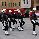 Şırnak'taki trafik kazasında şehit olan polis Fırat Der için tören yapıldı
