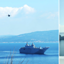 Cumhurbaşkanı Erdoğan paylaştı: TCG Anadolu Çanakkale Boğazı'ndan geçti