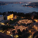 Boğaziçi Üniversitesi'nde gelenek bozulmadı: Yüzlerce kişilik iftar sofraları kuruldu