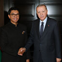 Rencontre entre le président turc Erdoğan et son homologue malgache Rajoelina