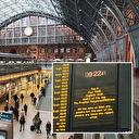 Londra tren istasyonunda Ramazan mesajı: Peygamberimiz Hz. Muhammed'in hadisini yansıttılar