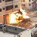Kassam mücahitleri Şifa Hastanesi çevresinde dehşet saçan tankları havaya uçurdu