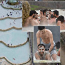 15 yıl içerisinde Pamukkale'ye dönüştü: Binlerce kişi termal ve çamur için bölgeye akın ediyor