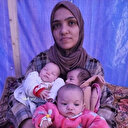 Bande de Gaza: une Palestinienne déplacée devient maman de triplés 