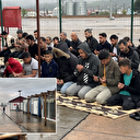 Deprem bölgesinde hüzünlü bayram