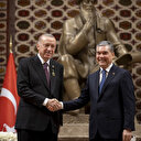 Cumhurbaşkanı Erdoğan Türkmenistan Milli Lideri ve Halk Maslahatı Başkanı Berdimuhammedov ile görüştü