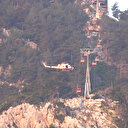 Antalya’daki teleferik kazasında mahsur kalanları kurtarma çalışmaları aralıksız devam ediyor
