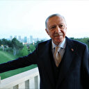 Cumhurbaşkanı Erdoğan'dan Cumhurbaşkanlığı Külliyesi'nde samimi pozlar 