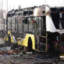 Bursa'da hurdalıkta yangın: Altı otobüs küle döndü