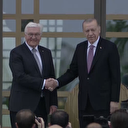 Cumhurbaşkanı Erdoğan Almanya Cumhurbaşkanı Steinmeier'i resmi törenle karşıladı