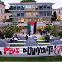 France: manifestation pro-palestinienne des étudiants de Sciences Po Paris