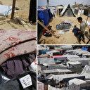 Filistinlilerin Deyr Belah'a göçü devam ediyor: Kentte yeni kurulan çadır sayısında büyük artış yaşandı