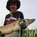 Şaşkına çeviren görüntü: Amatör balıkçı yakaladı, tam bir metre uzunluğunda