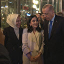 Cumhurbaşkanı Erdoğan Ankara'da bir kafede vatandaşlarla sohbet etti